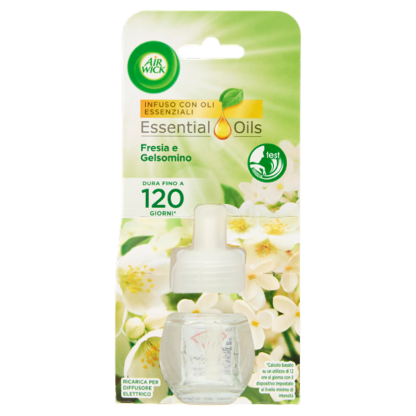 Air Wick Profumatore per Ambienti Fresia e Gelsomino Ricarica 19 ml