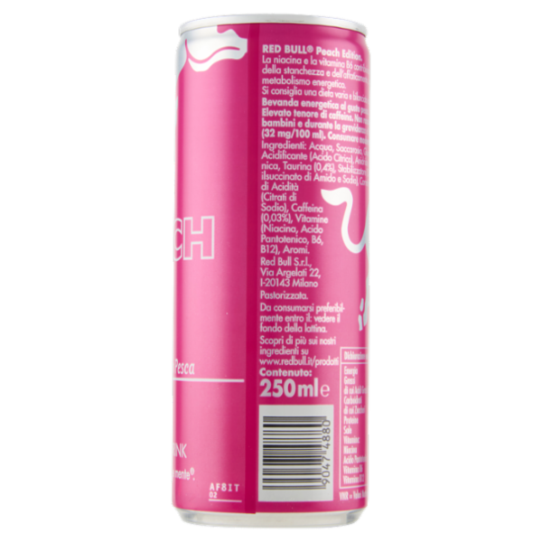 Red Bull Energy Drink, Gusto Pesca, 250 ml