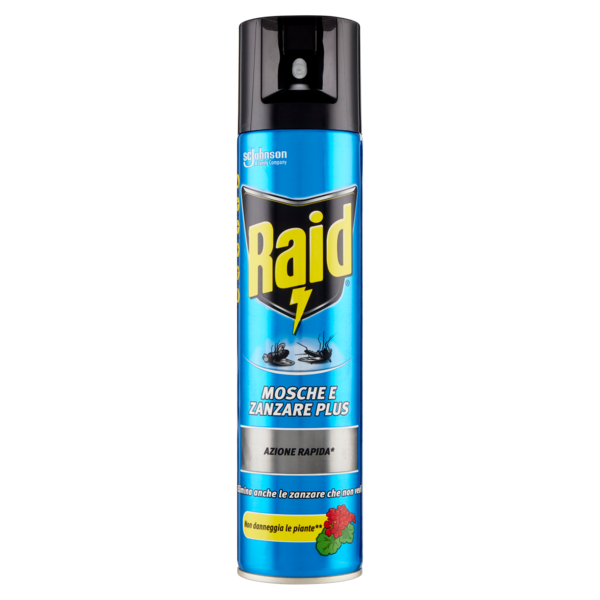 Raid Mosche e Zanzare Spray Insetticida 400ml