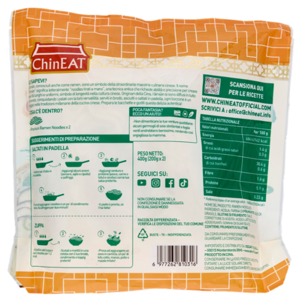 ChinEat Ramen Noodles 2 x 200 g