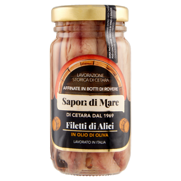 Sapori di Mare Filetti di Alici in Olio di Oliva 100 g