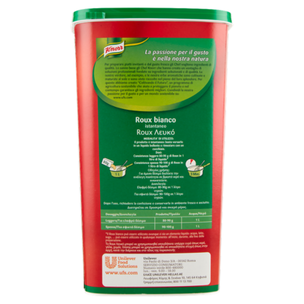 Knorr Roux bianco istantaneo 1 kg