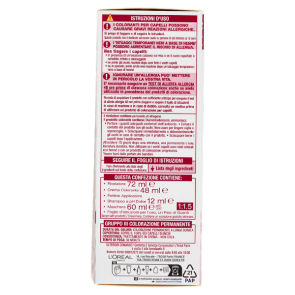 L'Oréal Paris Excellence Creme Colorazione Triplo Trattamento 7 Biondo