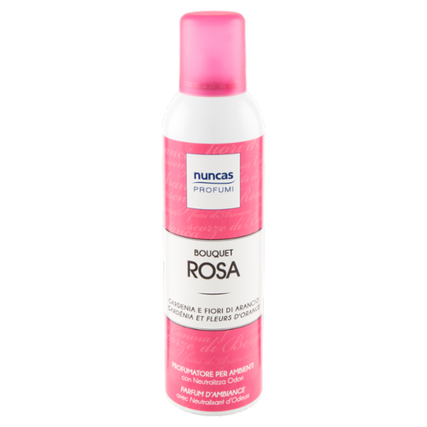 nuncas Profumi Bouquet Rosa Gardenia e Fiori di Arancio Profumatore per Ambienti 250 ml