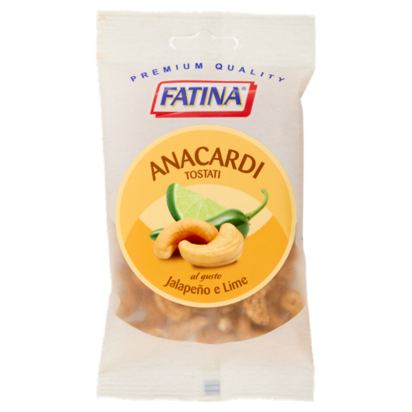 Fatina Anacardi Tostati al gusto Jalapeño e Lime 70 g