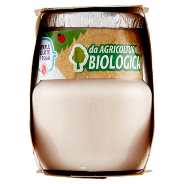 Centrale del Latte di Roma Fragola yogurt intero da Agricoltura Biologica 2 x 125 g