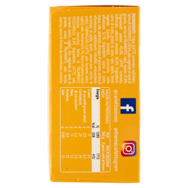 Sofficini Findus 4 Sofficini Salsiccia e Patate Più Mozzarella 266 g