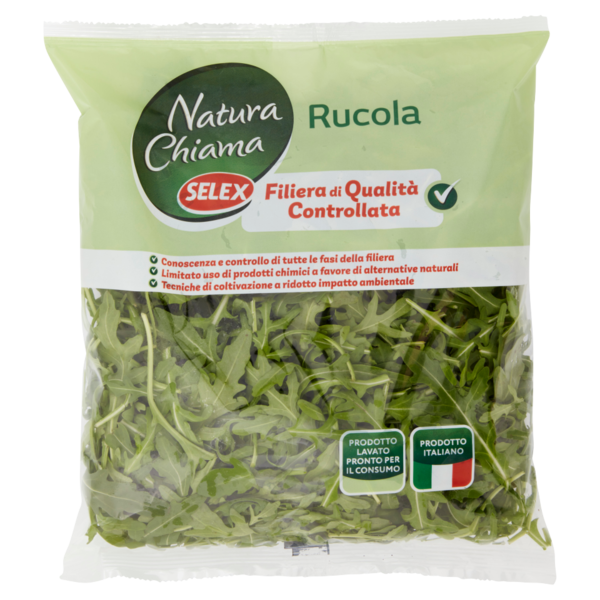 Selex Natura Chiama Rucola Lavata e Pronta per il Consumo 150 g