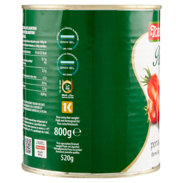 la Torrente Pelati pomodori interi 800 g