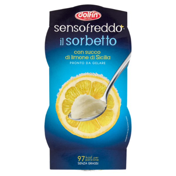 dolfin sensofreddo il sorbetto con succo di limone di Sicilia 2 x 100 ml