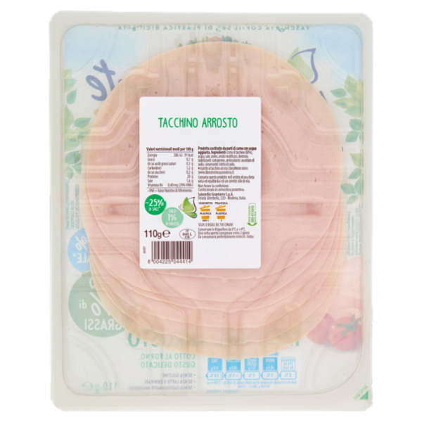 GranTerre LiberaMente Tacchino Arrosto 110 g