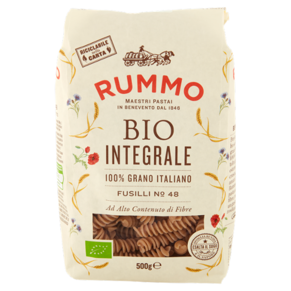 Rummo Bio Integrale Fusilli N° 48 500 g