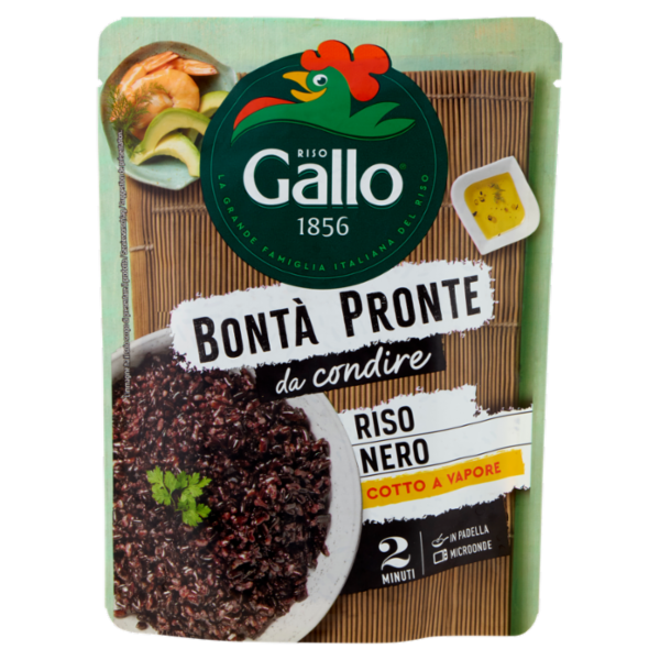 Riso Gallo Bontà Pronte da condire Riso Nero 250 g