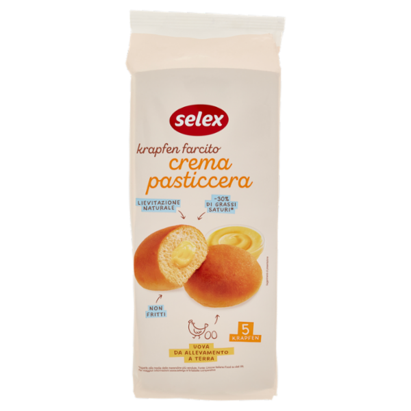 Selex Krapfen Farcito Crema Pasticcera 5x42 g