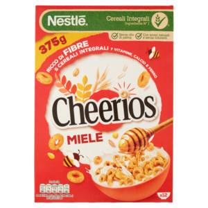 CHEERIOS Miele Ciambelline Ai 5 Cereali Integrali Con Miele 375 g