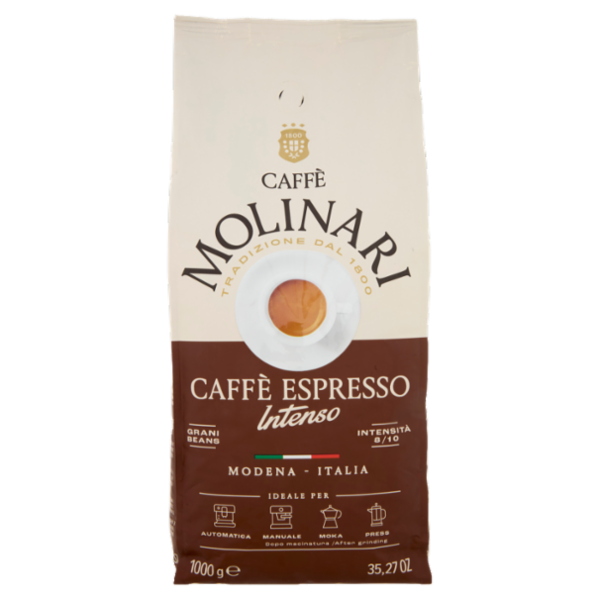 Caffè Molinari Caffè Espresso Intenso Grani 1000 g