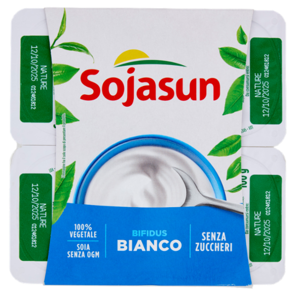 Sojasun Bifidus Bianco 4 x 100 g