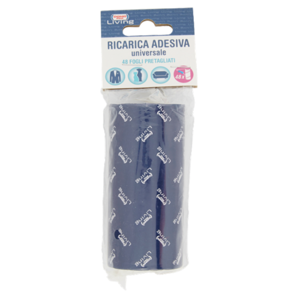 Domopak Living Ricarica Adesiva universale Fogli Pretagliati 48 pz