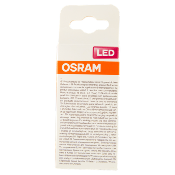 Osram Led Star Classic P 25 Warm White 2.5 W E14