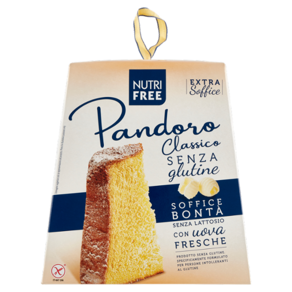 Nutrifree Pandoro Classico Senza glutine Senza Lattosio 600 g