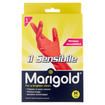 Marigold Il Sensibile Guanti In Lattice Di Gomma Naturale Taglia M 7,5