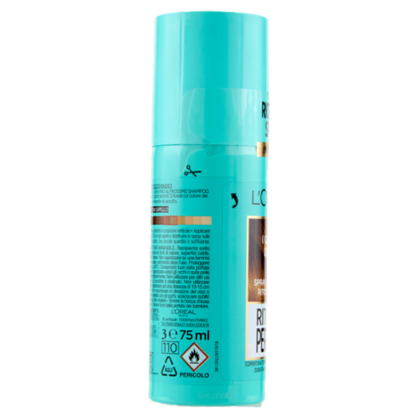 L'Oréal Paris Ritocco Perfetto Spray Istantaneo Ritocco Radici, i Castani Dorati, 75 ml