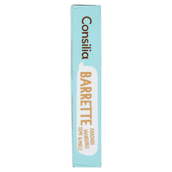 Consilia Barrette di Cereali con Arachidi, Semi, Mandorle e Miele 4x30 g