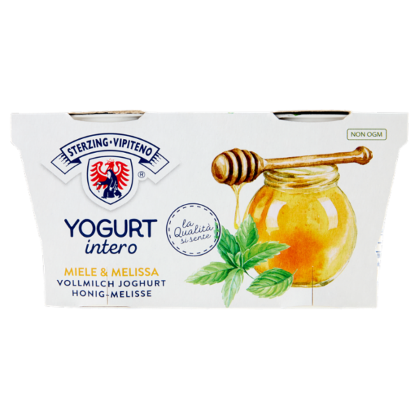 Sterzing Vipiteno Yogurt intero Miele & Melissa 2 x 125 g