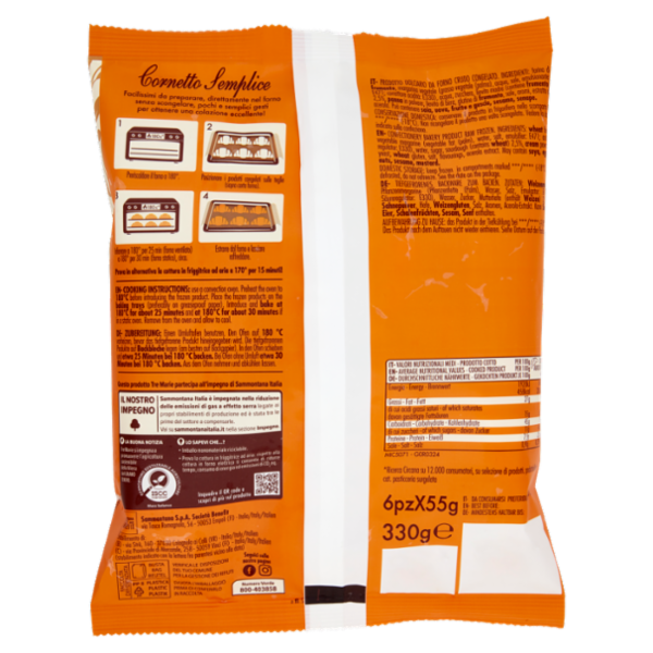 Tre Marie Cornetto Semplice 6 x 55 g