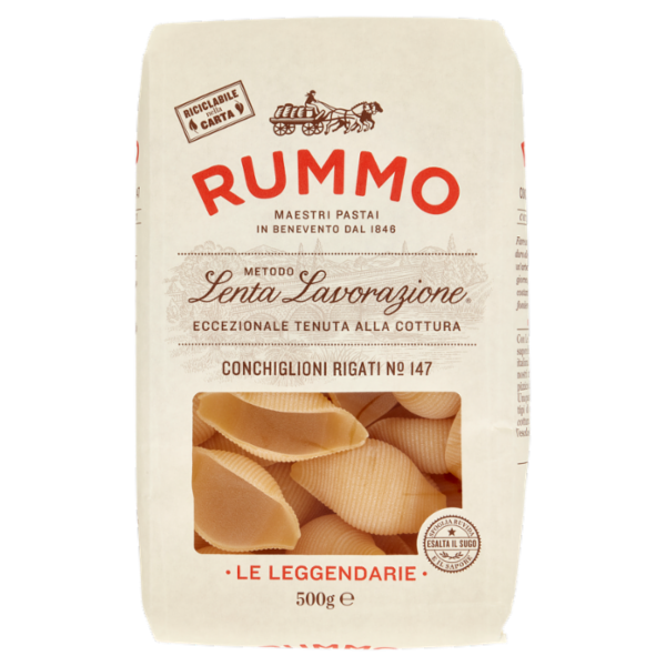 Rummo Le Leggendarie Conchiglioni Rigati N° 147 500 g