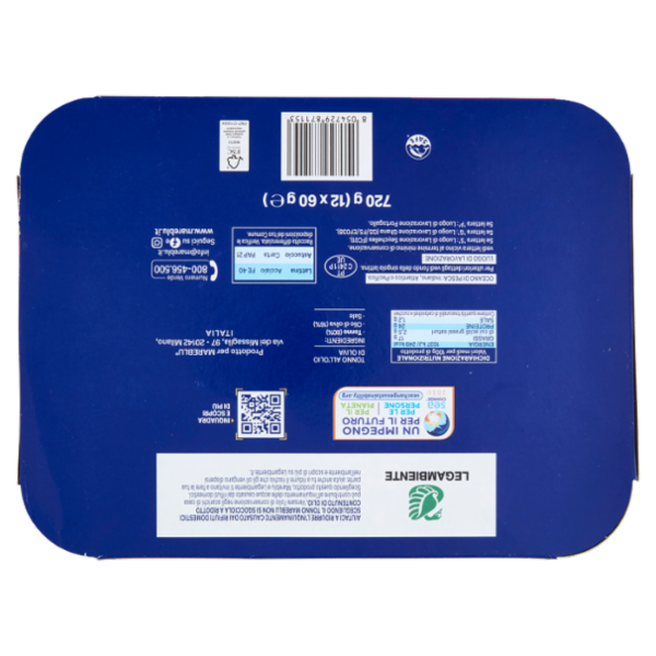 Mareblu Tonno all'Olio di Oliva 12 x 60 g