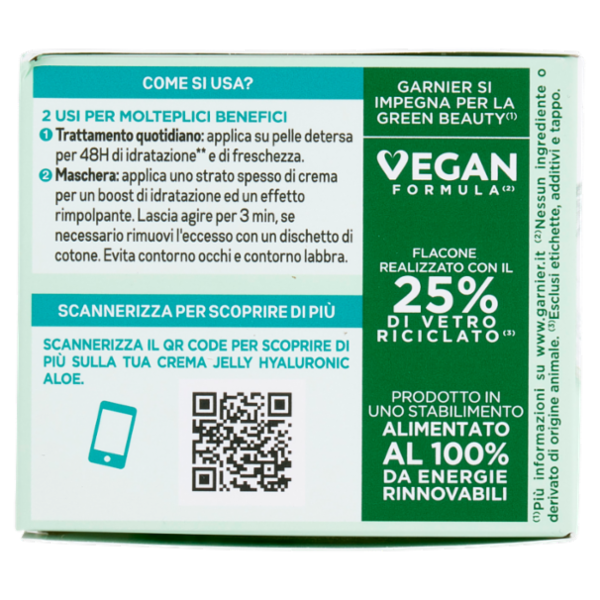 Garnier SkinActive Hyaluronic Aloe Crema Giorno Jelly, 50 ml