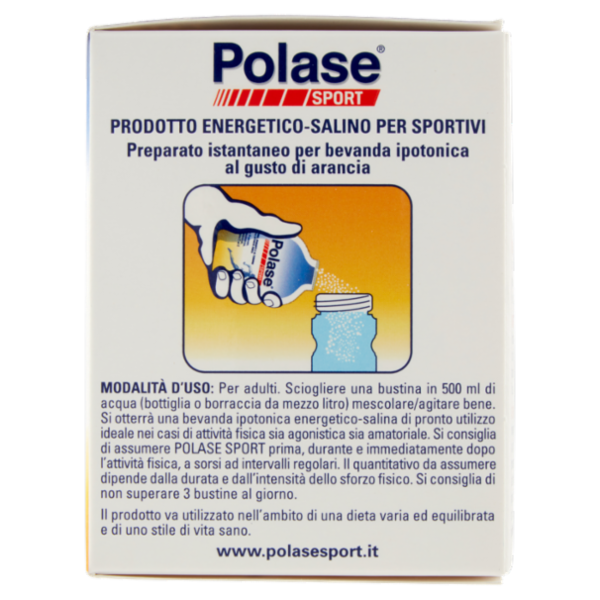 Polase sport integratore energetico Sali minerali con vitamina C magnesio e potassio 10 bustine 200g