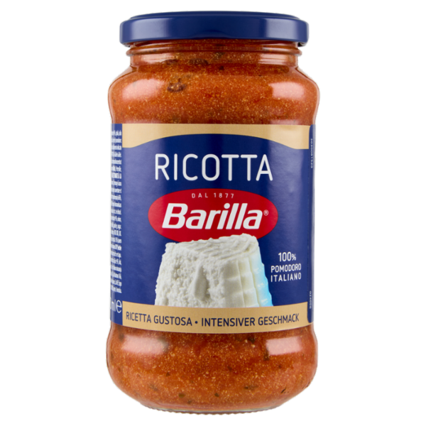 Barilla Sugo Ricotta 100% Pomodoro Italiano Condimento per Pasta 400g