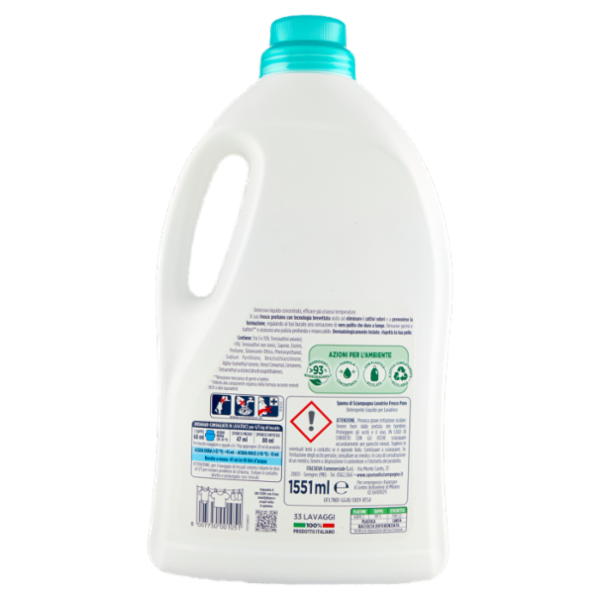 Spuma di Sciampagna Lavatrice Fresco puro 1551 ml