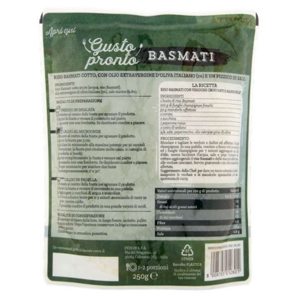 Gusto pronto Basmati 250 g