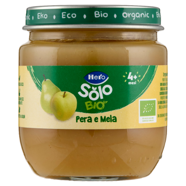 Hero Solo Bio Pera e Mela 120 g