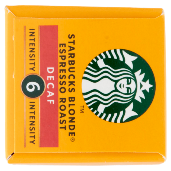 STARBUCKS Decaf Blonde Espresso Roast by Nespresso Caffè Decaffeinato 10 capsule 55 g