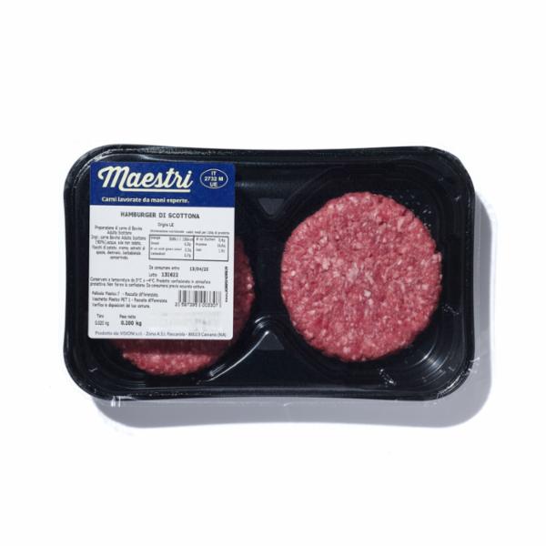 Hamburger Di Scottona X2
