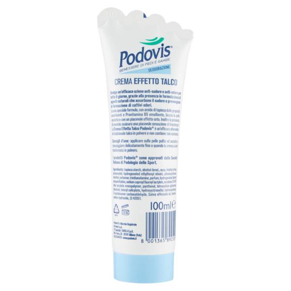 Podovis Deodorazione Crema Effetto Talco 100 ml
