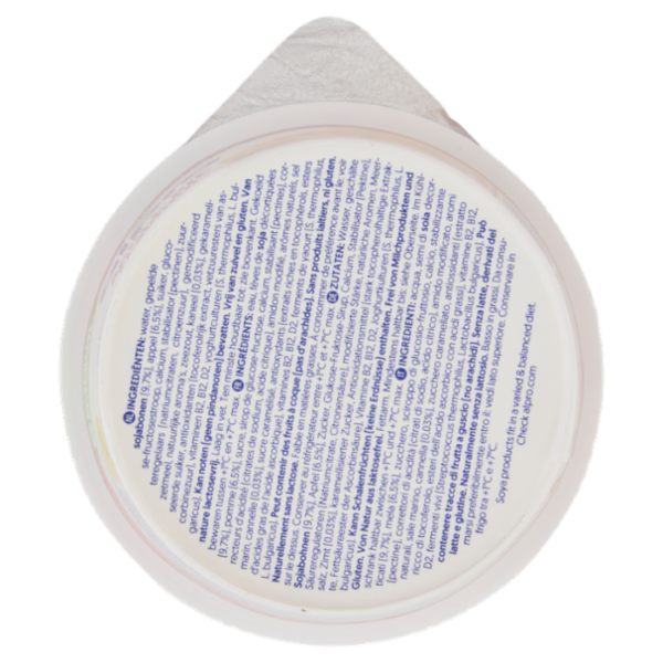 ALPRO Alternativa Vegetale allo Yogurt, Gusto Torta di Mele, Fonte di Calcio, Basso in grassi, 135g