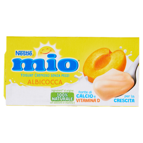 NESTLÉ MIO Yogurt Cremoso Senza Pezzi Albicocca 2x125g
