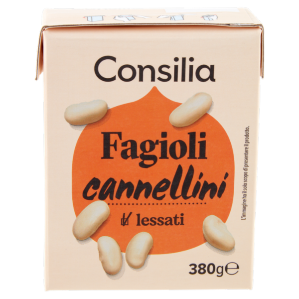 Consilia Fagioli Cannellini Lessati 380 g