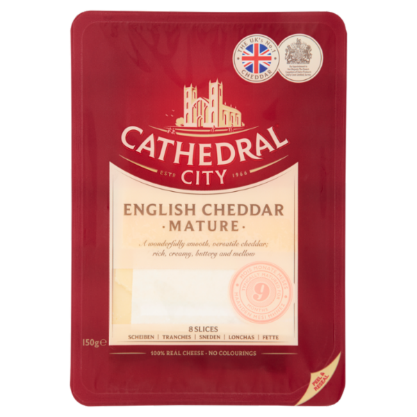 Cathedral City English Cheddar Mature 8 Fette 150 g