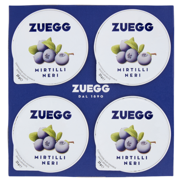 Zuegg Mirtilli Neri 4 x 25 g