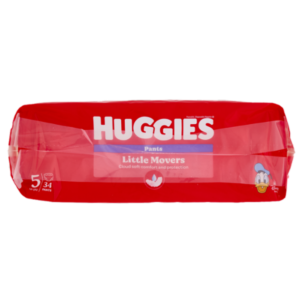 Huggies Little Movers Pants 5 12-17 Kg 34 pz