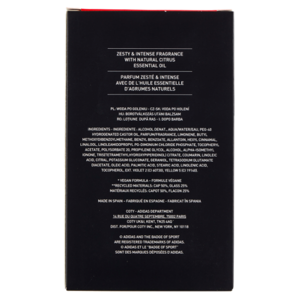 adidas Team Force After Shave 100 mL