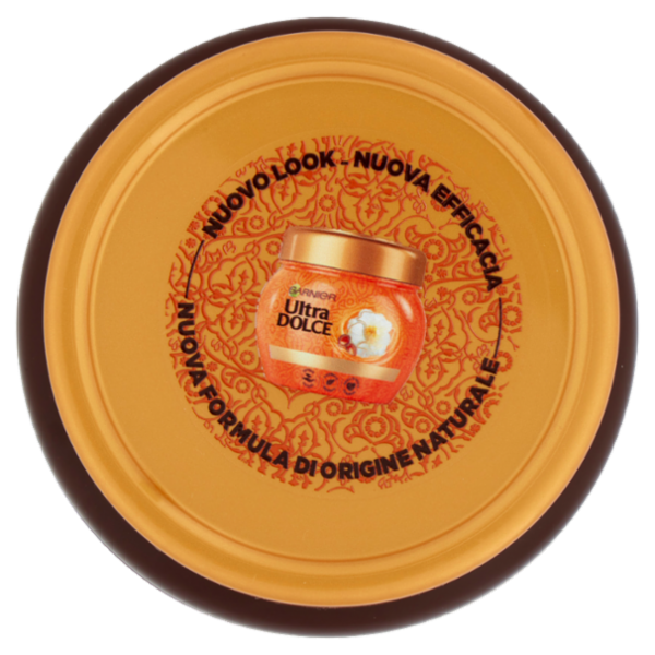 Garnier Ultra Dolce Hair Remedy Maschera per Capelli Nutriente Argan e Camelia, 340 ml