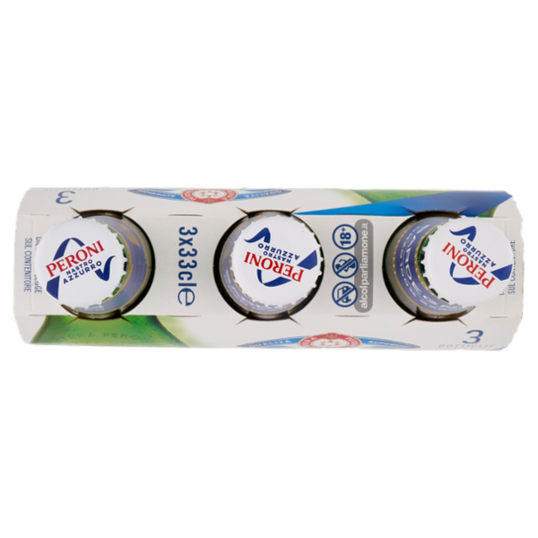 Peroni Nastro Azzurro Sardegna Birra 3 x 33 cl