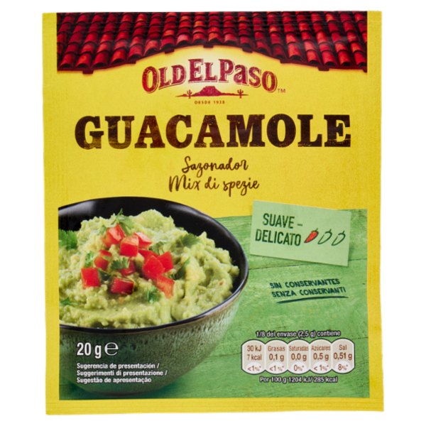 Old El Paso Guacamole Mix di spezie 20 g